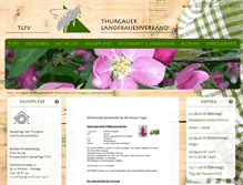 Tablet Screenshot of landfrauen-tg.ch
